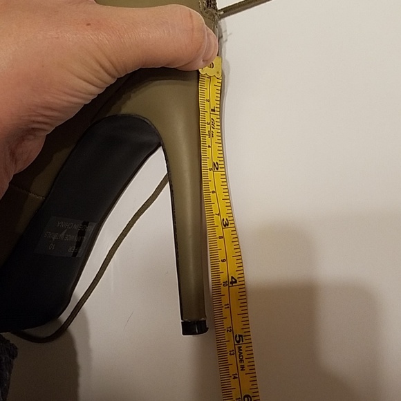 🇺🇸Charlotte Russe Olive Green heels - Picture 7 of 7